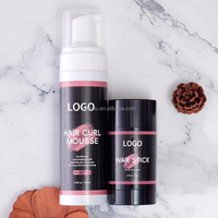 Boîtes d'installation de perruques personnalisées avec votre logo, emballage à marque privée, spray teinté imperméable pour dentelle et kit de colle forte pour dentelle