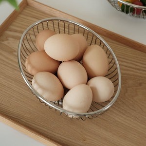 Bán buôn nhà bếp dây thép không gỉ colander Rau giỏ trang chủ trang trí giỏ trái cây giỏ bánh mì - Product Image 5