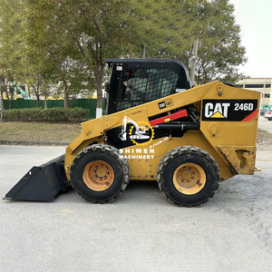 รถตักดินมือสองยี่ห้อญี่ปุ่น CAT246D กำลัง 53.6 กิโลวัตต์ สีเดิมจากโรงงาน ปี 2022 สำหรับงานก่อสร้าง เครื่องจักรขนาดเล็ก 3 ตัน มาตรฐาน CE EPA CAT246D CAT262D ขาย - Product Image 1