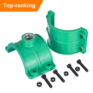 Raccordo a sella in plastica PP con <span class=keywords><strong>4</strong></span> viti per tubi HDPE da irrigazione a goccia da <span class=keywords><strong>1</strong></span>/<span class=keywords><strong>2</strong></span>'', 3/<span class=keywords><strong>4</strong></span>'', <span class=keywords><strong>1</strong></span>'', <span class=keywords><strong>2</strong></span>'' - Produzione Cinese - Product Image 4