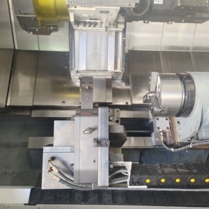 Mesin Bubut <span class=keywords><strong>CNC</strong></span> Presisi Tinggi Ukuran Sedang dengan Struktur Dasar Berusuk Padat CKX550 Kontrol Numerik Komputer - Product Image 3