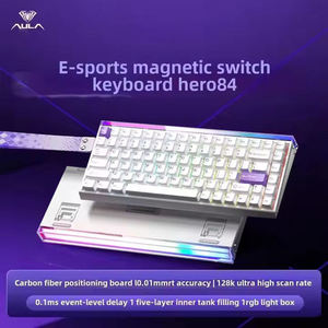 AULA-HERO 84HE สำหรับนักเล่นอีสปอร์ต คีย์บอร์ดแบบมีสายพร้อมสวิตช์แม่เหล็กแบบ Quick Trigger แผ่นรองตำแหน่งประสิทธิภาพสูง - Product Image 2