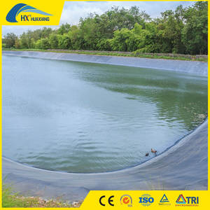 Fabricante de China Fish Pond Lagoon Lake Dam Liner Farm Liner 1M 0,75mm Blanco Negro HDPE Tailing Dam Geomembrane - Product Image 3