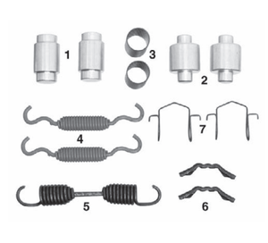 Kit de réparation de frein 3374HD Dayton/Batco 08107501 Dayton/Batco 081129 Haldex CQ67505 pour utilisation avec les plaquettes de frein suivantes E-2393A - Product Image 1