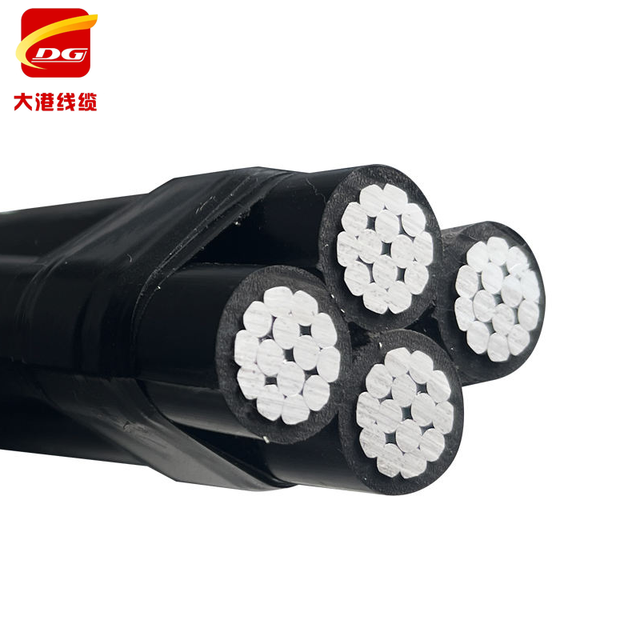 Reliable Power Delivery ABC  Aerial  Bundle  Cable   XLPE Insulation Aluminium Conductor for Overhead Industrial Construction
