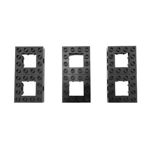 BIOZEA Open Center 4x4 1:1 ABS Jouet de construction éducatif DIY Blocs de construction 50 pièces pour bâtiments modernes - Modèle 32324 - Product Image 6