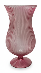 Decoración del hogar, diseño de interiores, lujo, moderno, vidrio, rosa, amatista, malva, fucsia, florero, venta al por mayor, diseñador, arquitecto, decorador - Product Image 2