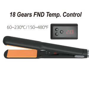 Plancha de Cabello Eléctrica con 18 Configuraciones de Temperatura, Tecnología de Iones Negativos y <span class=keywords><strong>Turmalina</strong></span>, Placas de Cerámica Dobles - Product Image 5