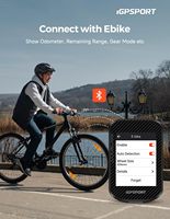 Ordinateur de vélo à écran tactile BSC300T, compteur de vitesse GNSS complet, autonomie de 20h, prend en charge le capteur de puissance et le capteur de fréquence cardiaque