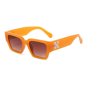 Mode ins carré designer lunettes de soleil femmes hommes classique couleur bonbon lunettes de soleil pour dames uv400 haute qualité lunettes de luxe - Product Image 1
