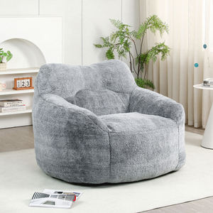 Canapé géant en forme de pouf, confortable, rempli de mousse, fauteuil relaxant, pouf pour enfants et adultes, canapé en mousse - Product Image 2