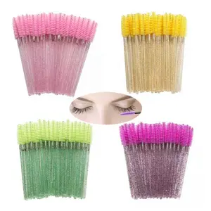 Outils de beauté 2023 outil d'extension de cils brosse à sourcils mascara baguettes bâton applicateur cristal brosse à cils femmes cosmétique