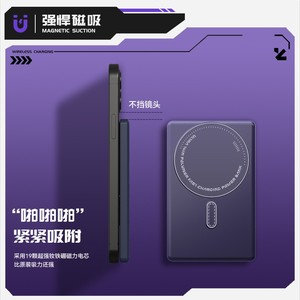 Cargador Inalámbrico Magnético Ultrafino <span class=keywords><strong>de</strong></span> Aluminio CHINOE, Carga Rápida <span class=keywords><strong>de</strong></span> 15W/20W, Diseño 3 en 1, Batería <span class=keywords><strong>de</strong></span> Litio-Polímero, Usuarios Confiables - Product Image 3