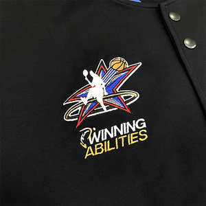 Conjunto de chaqueta de moda personalizada, ropa de calle deportiva, diseño de logotipo bordado, pantalones cortos de baloncesto de tendencia, chándal - Product Image 6