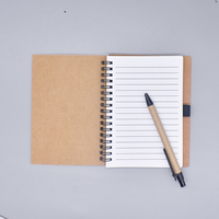 Cuaderno Espiral Personalizado con Cubierta de PP, Notas Adhesivas, Agenda, Bloc de Notas, Material de Oficina y Escolar, Cuaderno Espiral de Hojas Sueltas con Bolígrafo
