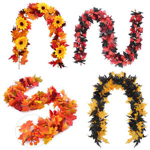 ของตกแต่งวันขอบคุณพระเจ้า ใบเมเปิลปลอมแบบแขวนสำหรับตกแต่งบ้าน สวน และเทศกาลคริสต์มาส - Product Image 1