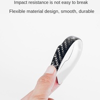 Tiras de Fibra de Carbono para Parachoques Trasero de Tesla Modelo 3/Y, Adhesivos Decorativos Antiarañazos para Puertas