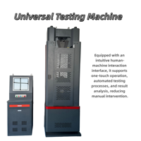 Máquina de Ensayo Universal Hidráulica de Seis Columnas y Doble Espacio ISO ASTM CE WE-100/300/600/1000KN para Pruebas de Tracción de Acero