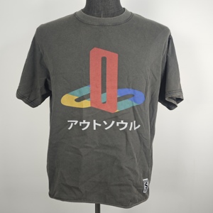 200Gsm coton pierre lavé t-shirt double face porter t-shirt personnalisé t-shirt à l'envers t-shirts - Product Image 1