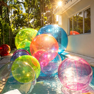 Esfera Inflable Transparente Gigante Personalizada, Bola de Burbuja Inflable Transparente, Bola Flotante para Piscina para Decoración de Bodas y Fiestas - Product Image 1