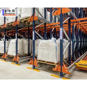 Heavy Duty Robot Pallet Radio Shuttle Racking Shelves Warehouse Shelving Racks For Sale