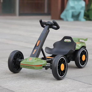 <span class=keywords><strong>Go</strong></span>-Kart Eléctrico de Plástico para Niños de 2 a 4 Años, Vehículo de Cuatro Ruedas Plegable, Fácil de Operar, Juguete para Niños - Product Image 3