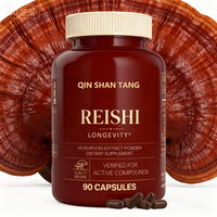 Capsules de supplément d'extrait de champignons complexe Reishi Crinière de lion, marque privée OEM