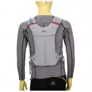 Gilet de course à pied tendance avec porte-téléphone, sac à dos de randonnée et de cyclisme en plein air, gilet d'hydratation sportif lumineux et visible pour homme et femme - Product Image 4