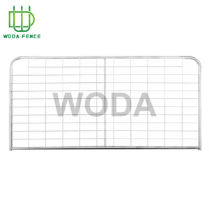 Cancello d'ingresso della fattoria di nuovo arrivo 2.4 M con struttura metallica a prova di marciume recinzioni agricole e cancelli alti 4 piedi - Product Image 6