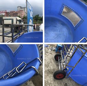 Juego de Carnaval de fiesta barato, máquina de dunker de fácil seguridad, cabina de dunking, tanque de agua inflable - Product Image 5