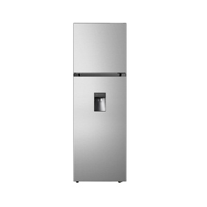 Smad 247L Frost Free Double Door Stainless Steel Top Freezer Refrigerator With <b>Water</b> <b>Dispenser</b> for DDT-326WH Home Fridge Refrige - Product Image 1