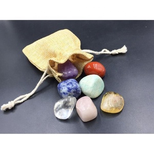 Haute qualité 7 Chakra guérison dégringolé pierre ensemble poli amour Reiki décor pour l'énergie nettoyage Yoga méditation harmonie pierres - Product Image 1
