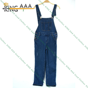 Pantalones vaqueros estilo Streetwear usados para mujer Tirantes de segunda mano Celana para moda urbana - Product Image 2