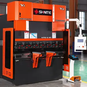 Presse plieuse hydraulique CNC Machine à cintrer hydraulique de cadre de porte 110t3200 presse de frein