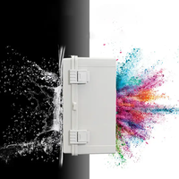 Boîtier extérieur de boîte de jonction électronique en plastique ABS étanche IP66 personnalisé avec une durabilité et une protection élevées