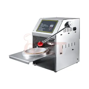 Draagbare Lade Type Plastic Lepel Honing Lepel Aluminiumfolie Sluitmachine Mini Tafelblad Lepel Boba Thee Cup Heat Sealer