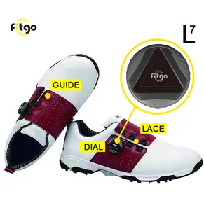 2021新着Fitgo No Tie ShoelaceセルフレーシングシューズレースリールノブクロージャーダイヤルFitgoレーシングシステムゴルフシューズ用