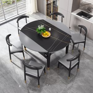 Table à manger en dalle de roche pliable, design moderne et simple, résistante à la chaleur, vente en gros d'usine - Product Image 6