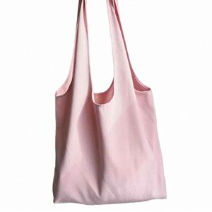 Customized Logo <b>Canvas</b> Tote Bags-Fashion Style Sewing Technique Large Capacity Easy Hold Brightly Colored for Shopping Outing - Product Image 2