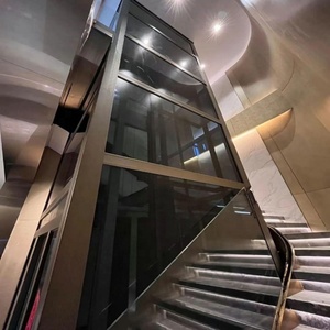 Ascensor Residencial Pequeño de 3 Pisos con Sistema de Tracción VVVF, Altura de Elevación de 3-15m, Elevador Doméstico con Accionamiento por Corriente Alterna - Product Image 3