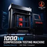 Automatic Concrete Manhole Cover Compression Tester 1000kN YYJG-1000, Hydraulic Servo for Cast Iron Resin Manhole Cover Testing