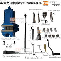 Fraiseuse verticale universelle ZX50C à bas prix, fraiseuse à métaux avec broche MT4, vente directe du fabricant, perçage très demandé