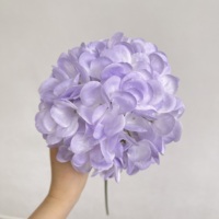 Hortensias en soie HGA, fleurs d'hortensias artificielles réalistes, hortensias en vrac pour la décoration de table de salon, vente en gros