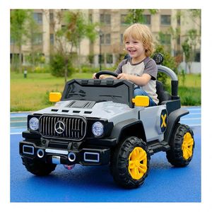 รถบีมดนตรีไฟฟ้าสำหรับเด็ก รุ่นควอด 390 มอเตอร์ 12V7Ah แบตเตอรี่ แผงควบคุมแอพพลิเคชั่น พร้อมไฟสวิง ไฟแฟลช USB ระบบกันกระแทก สำหรับเด็กอายุ 2-4 ปี ผลิตจากพลาสติก - Product Image 1