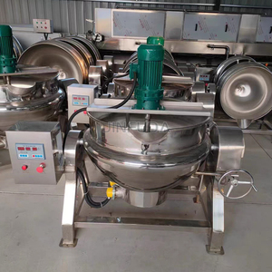 Hervidor eléctrico con camisa de calefacción de Gas de 50 a 1000 litros, hervidor de cocina con camisa de vapor doble, olla de cocina Industrial - Product Image 2