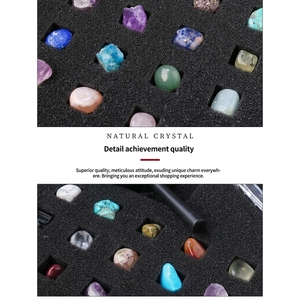 Kit de Muestras de Minerales Naturales al por Mayor, Caja de Regalo con Piedras en Bruto, Hecho a Mano, 43 Tipos, <span class=keywords><strong>para</strong></span> Educación, Meditación y Espiritualidad - Product Image 6