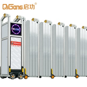 Thiết kế cổng Hợp kim nhôm tự động hiện đại có thể thu vào cho các trường học bên ngoài khu dân cư đu trang trại khí công-Đu điện - Product Image 1