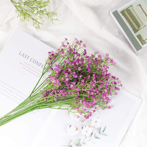 SuperZ Baby Breath Fleurs Artificielles Gypsophila Bouquets Fausses Fleurs au Toucher Réel pour Mariage Fête Décoration de Jardin Décoration Intérieure - Product Image 6