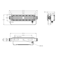 Lámpara LED para Túnel de 50W con Protección IP66, 7000LM de Alto Brillo, Iluminación Exterior con 5 Años de Garantía