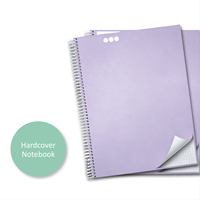 Cahier scolaire personnalisable à spirale avec motif et logo personnalisés
